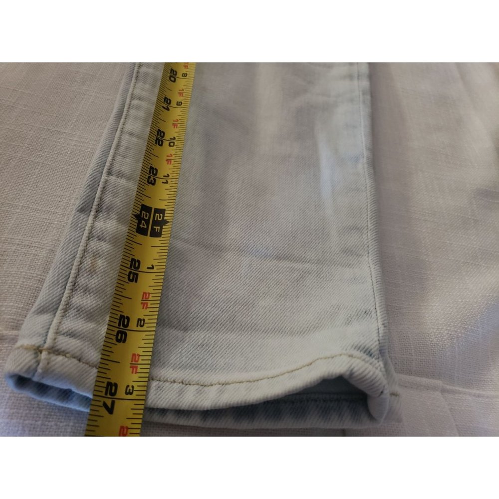 7 for all mankind Jeans women's 25 light wash boyfriend Josefina - Picture 8 of 9